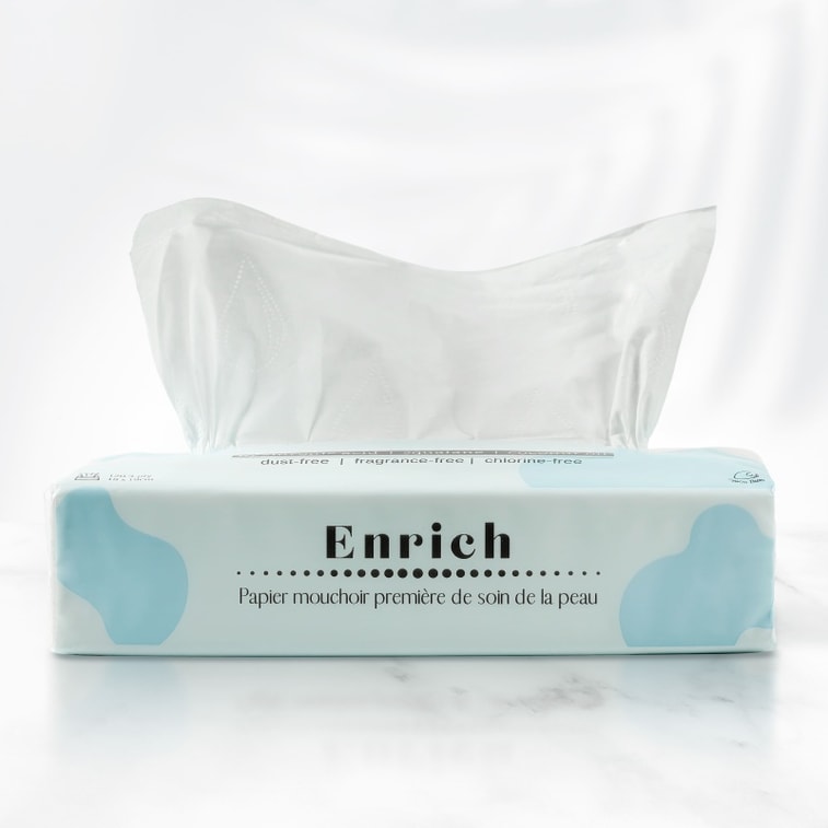 Luxury Lotion Facial Tissue 480ct 3-Ply Extra Soft Gentle Zero Dust Sensitive Skin-Friendly 4