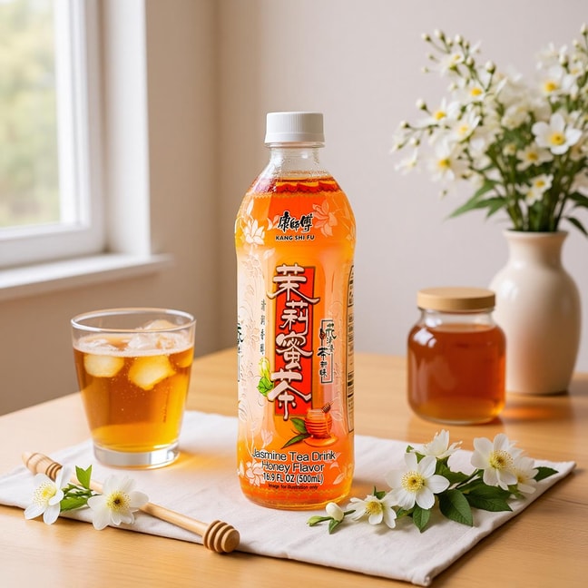 Jasmine Green Tea with Honey, 16.9fl oz