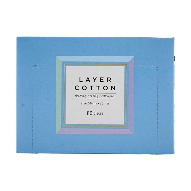 여러 겹으로 된 면 퍼프, 76g (2.82온스) 3