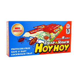 日本HOYHOY 无杀虫剂配方 增强型蟑螂胶捕虫器 最新版本蟑螂屋 5个装