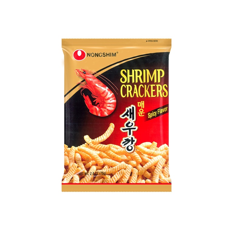 Hot & Spicy Shrimp Crackers, Light & Crispy Seafood Snack, 2.64 oz [ Blackpink Jennie's Pick ] *5【5 Pack】 7