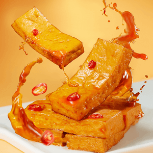 HUAWEN  Spiced Tofu Snack Numb & Spicy 400g