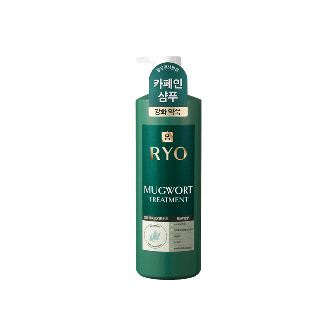 韓國RYO 艾蒿護髮素 強健頭皮髮根營養 控油清爽 800ml