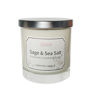 Natural Soy Wax Candle Sea Salt Sage Fragrance 200g