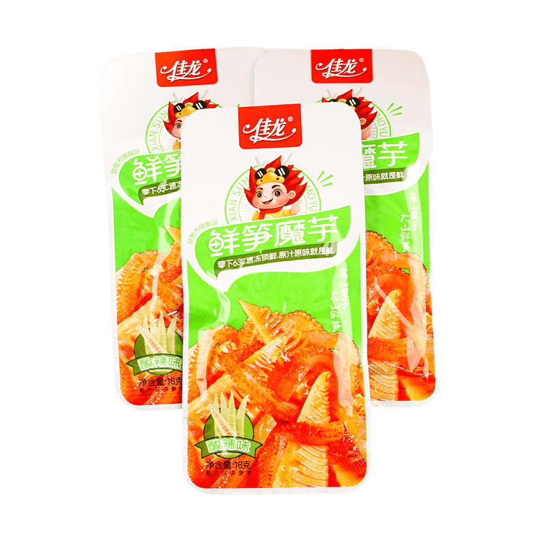 佳龍 鮮筍魔芋爽 酸辣味 20包入 360g 5
