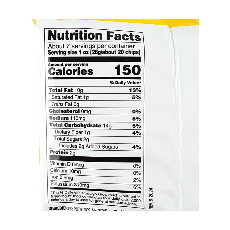 Potato Chips Honey Butter Flavor 7.05 oz 9