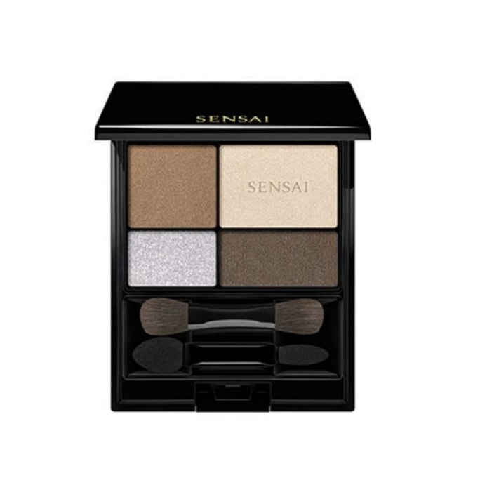 Silky Matte Four-Color Eyeshadow Palette 3.7g #01【Frost Twilight】