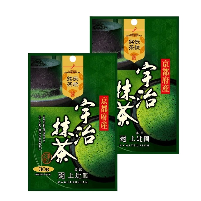 日本 上辻園 京都 宇治抹茶 袋装30g*2