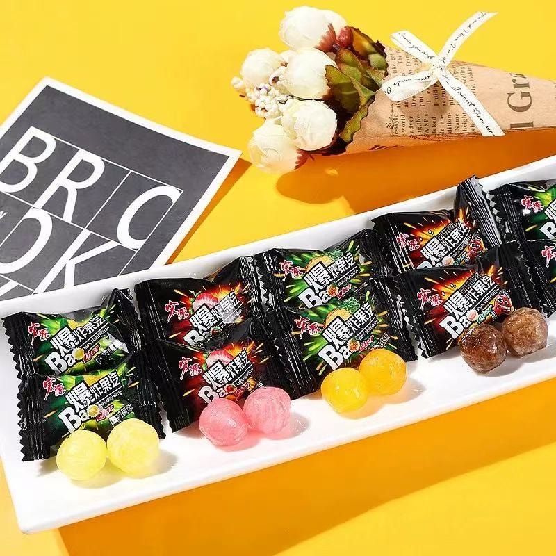Popping Soda Candy Pineapple flavor 350g - Yami.com
