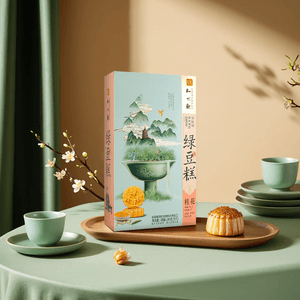 Mung Bean Cake, Osmanthus Flavor, 6.7 oz