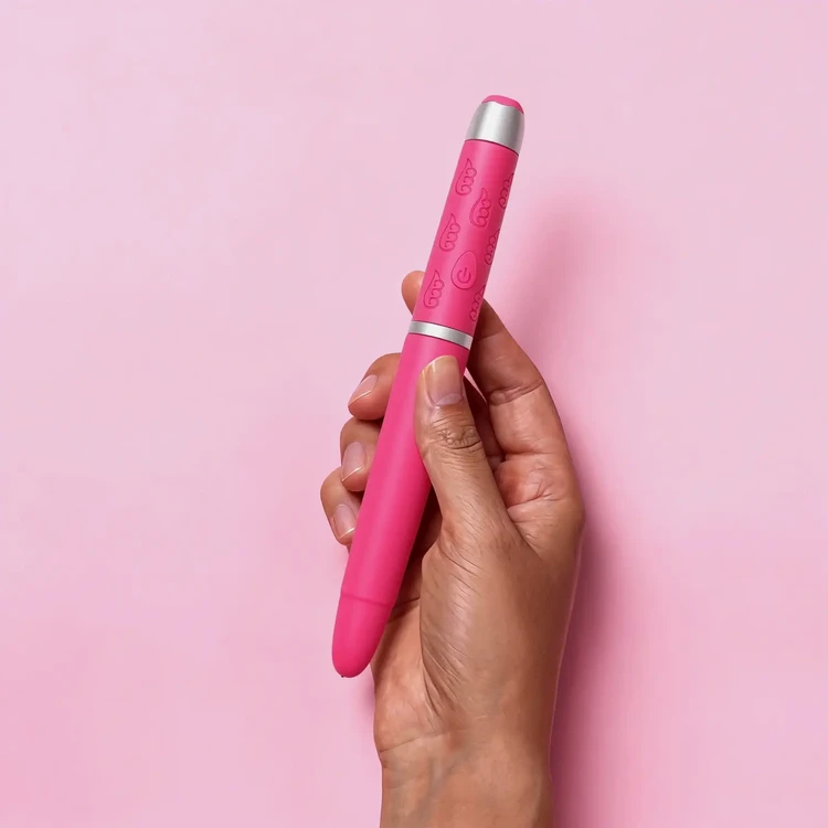 slim pink vibrator Pleasure Pen Slim Vibrator Pink 3 Intensities 7 Modes