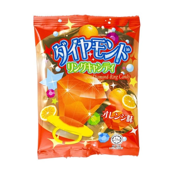 日本YAOKIN菓道 戒指糖 橘子草莓葡萄混合口味 30g