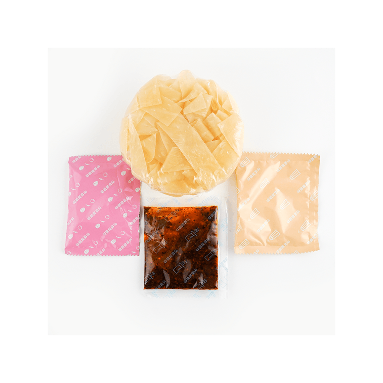 白家陈记 阿宽 非油炸 干拌红油面皮 酸辣味 袋装 115g 3