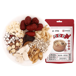 Qing Bu Liang Soup Kit 102g - 9 TCM Herbs (Coix Seed, Yam, Lily, Fox Nut, Solomon's Seal) for Dampness Removal, Spleen Health & Body Nourishment | All Seasons