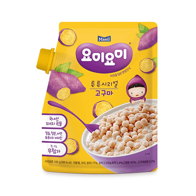 韓國Maeil Yommy Yommy Strong Cereal Sweet Potato 100g