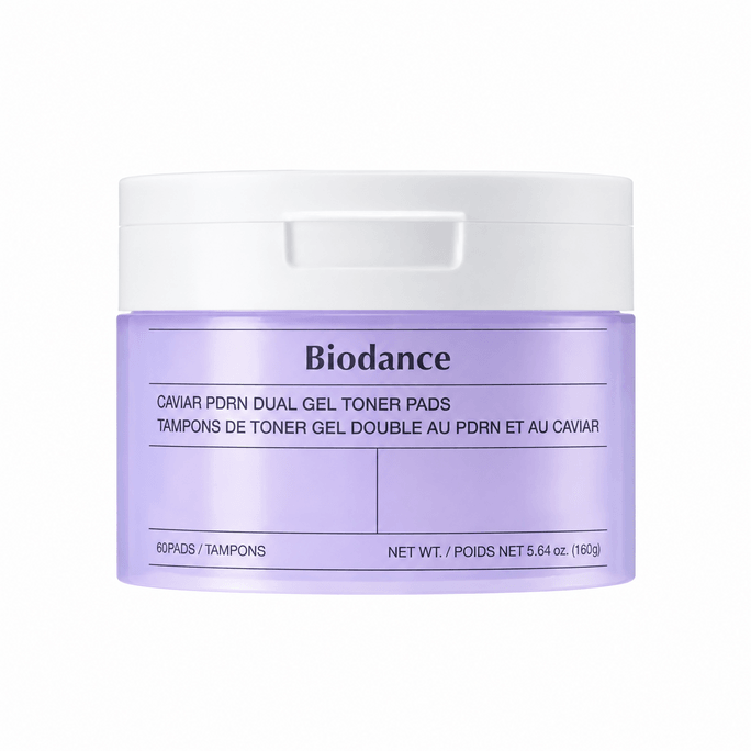 Caviar PDRN Dual Gel Toner Pads 60 pieces 【smooths & refines】【Deep Hydration】