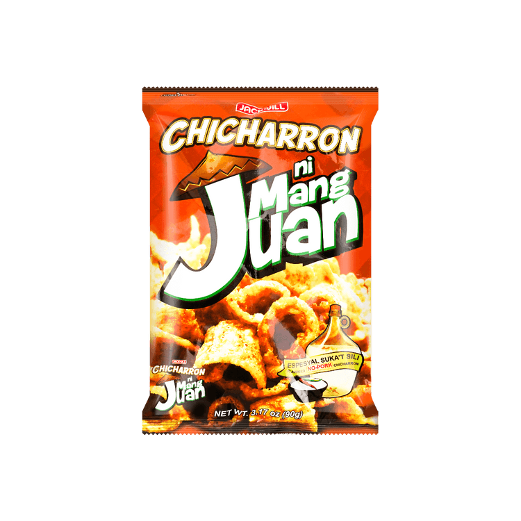 JACK'N JILL Chicharron ni Mang Juan - Spicy Fried Pork Skins, 3.17