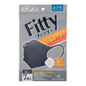 [일본 직송] 타마가와 에이사이 슈퍼 컴포트 3D 피티 마스크(7개입) 얇고 통기성이 좋으며 번짐 방지