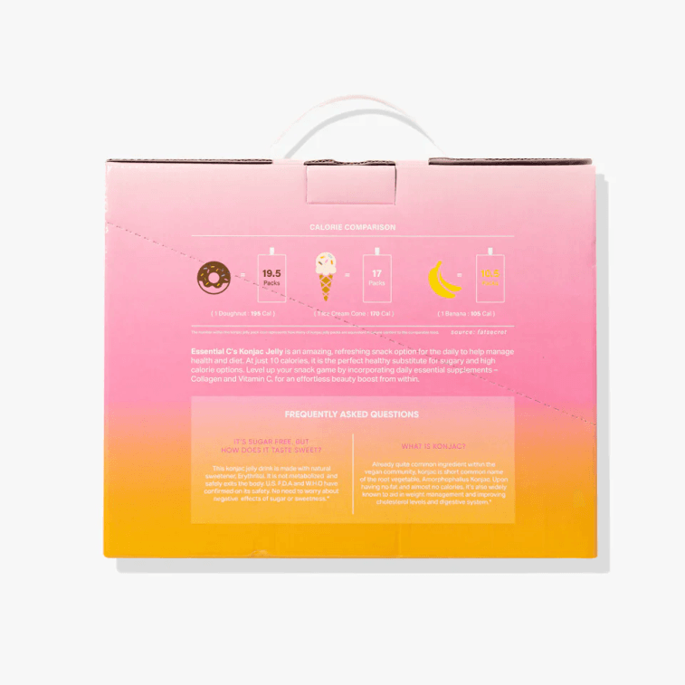 Peach Essential Cs Konjac Jelly Collagen Plus Vitamin C 10 Packs 5