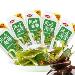 New Product: 0-calorie Seaweed Snack. Refreshing And Spicy Flavor. 100g. Five Bags Packed Separately.