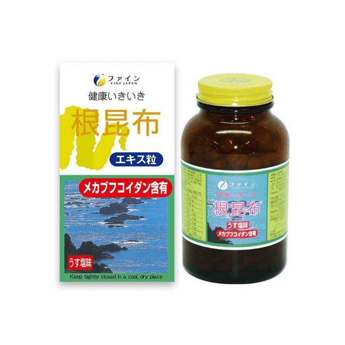 【日本直邮】 日本 ACCENTIAL 昆布根精粹片 500粒 含有铁镁等矿物质以及碘 富含膳食纤维推荐给缺乏蔬菜的人
