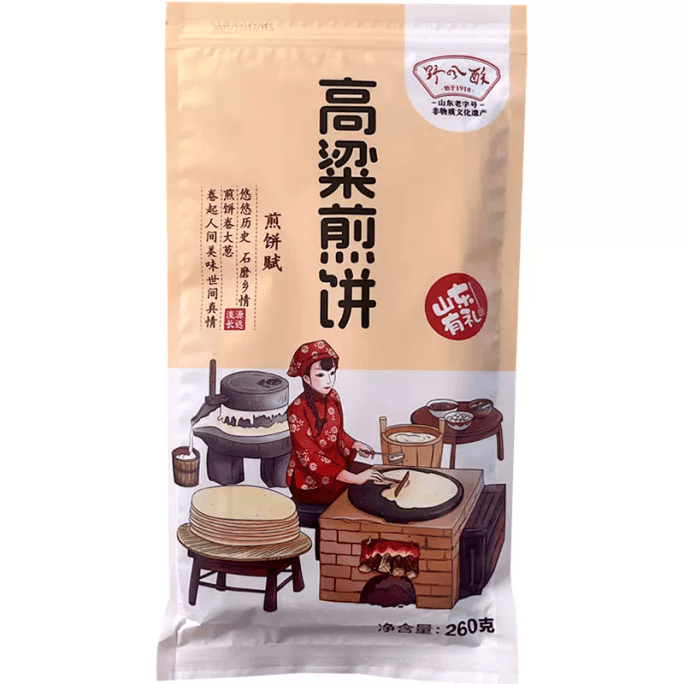 Yefeng Crisp Shandong Specialty Sorghum Pancake 260g
