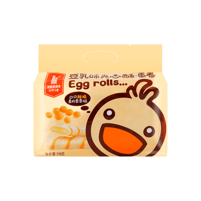 Soybean Milk Flavor Crispy Egg Roll 218g