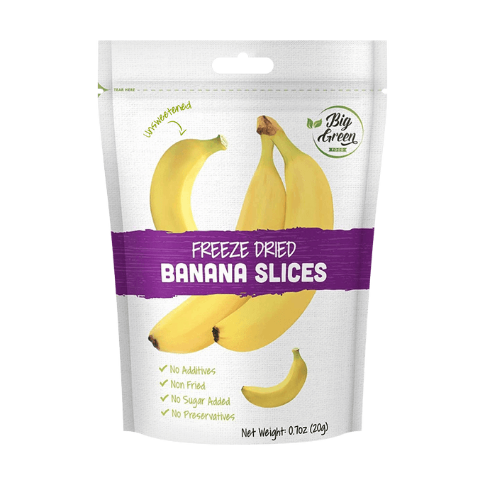 Freeze-Dried Banana Slices - Unsweetened, 0.7oz