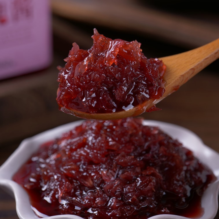 (临保特价 到期日期24/08/28)养辰 无添加玫瑰花酱 360g 高温杀菌 不添加防腐剂 色素 4