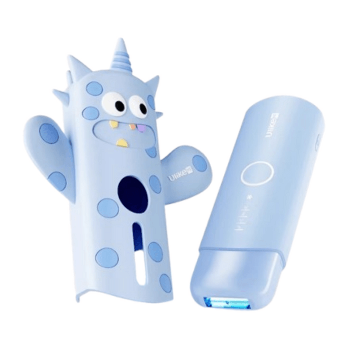 [중국 직배송] ULIKE ME 사파이어 아이스 포인트 제모기, 가정용, 겨드랑이 및 중요 부위 습식 제모기, 엘프 블루 (주문 시 고글, 바디 로션, 전기 면도기 등 무료 증정) 1개입