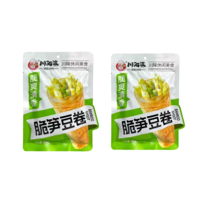 Chuan Apo Crispy Bamboo Shoot & Tofu Rolls 118g*2