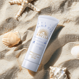 ANESSA Sunscreen Aqua Gel Additive-Free Sunscreen Gel SPF35 PA+++, 3.17 oz.