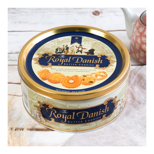 ROYAL DANISH Butter Cookies Tin 454g - Yamibuy.com