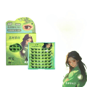 【中国直邮】 荔树 狐系假睫毛分段式自然苏妲己免胶款*1个