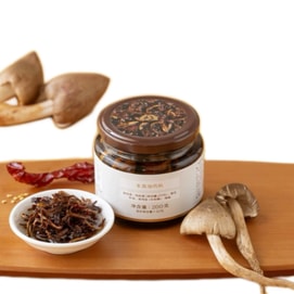 【中国直邮】 南食召 本真油鸡枞只用鲜鸡纵不掺杂菌云南鸡枞菌即食菌菇酱200g*1瓶