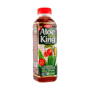 ALOE VERA KING Natural Pomegranate Aloe Drink 500ml World Sales NO.1 Brand