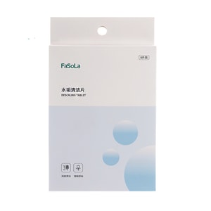 [중국발 다이렉트 메일] FaSoLa 스케일 제거제 8개입 세척 및 석회질 제거 뜨거운 병 워터 디스펜서 차 스케일 세척 정제