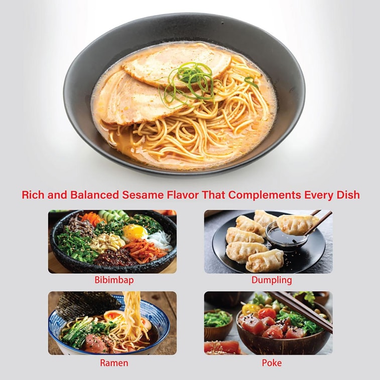 Pure Sesame Oil, 7.2 fl oz【Enhances Aroma For Stir-Fries And Cold Dishes】 4