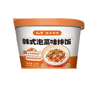Chengzhang Instant Rice Bowl, Kimchi Flavor, 125g, 1 Bowl