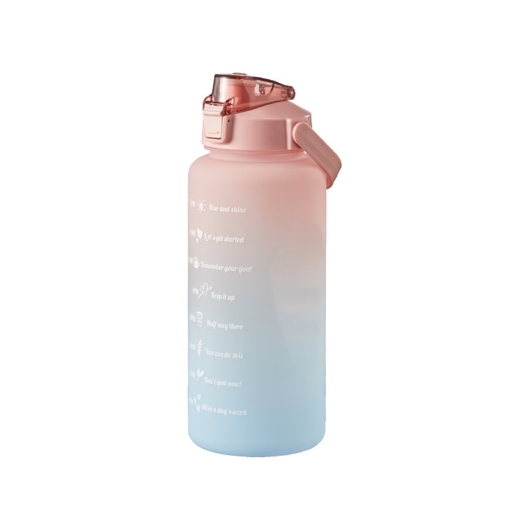 Initial Water Bottle - Pink, Y