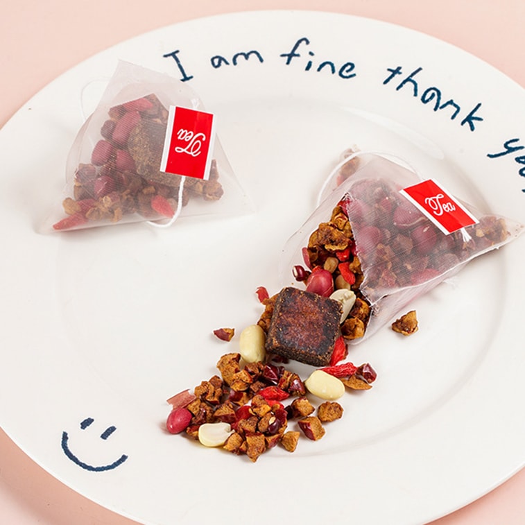 【Livraison directe du Canada】 Sifanda Thé aux cinq rouges 100g (10g x 10P) Combinaison classique d'ingrédients rouges, thé essentiel pour femmes, thé d'après-midi décontracté, cadeau de fête, sachets de thé mélangés, thé pour toutes saisons 3