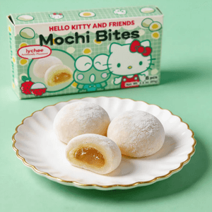 Sanrio Hello Kitty Keroppi Mochi Bites Lychee Flavor, 2.82 oz