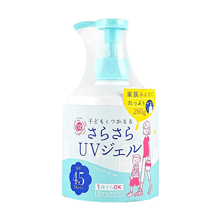 【최신 버전】건조감 없는 패밀리용 UV 젤 SPF45 PA+++ 9.17oz 3