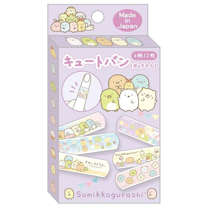  San-X Sumiko Gurashi Waterproof Character 12 plasters【party】