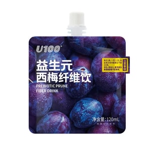 【中国直邮】 U100 益生元西梅纤维饮西梅汁120ml
