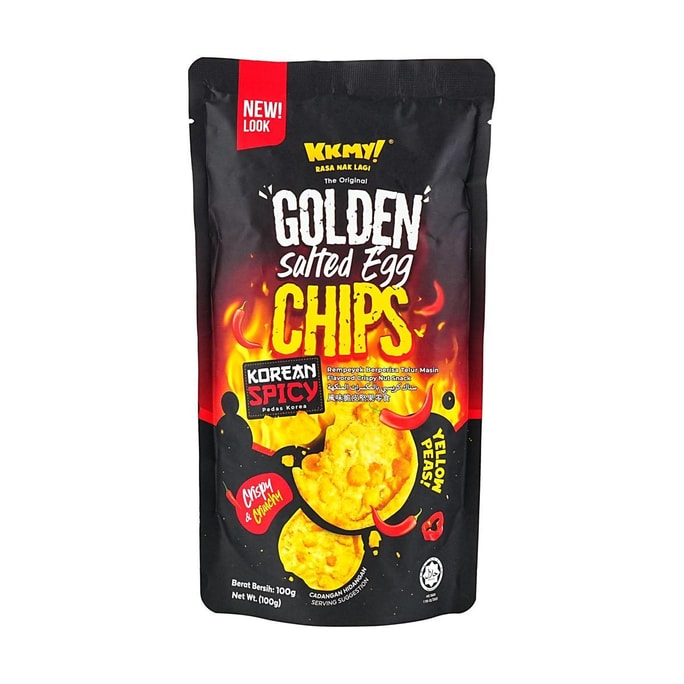 马来西亚KKYM 黄金咸蛋黄坚果脆片 韩式辛辣味 100g