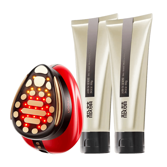 JMOON极萌 大熨斗射频家用美容仪 面部提拉紧致V脸纹 附赠2支80g凝胶【海外版真射频 满血功能】