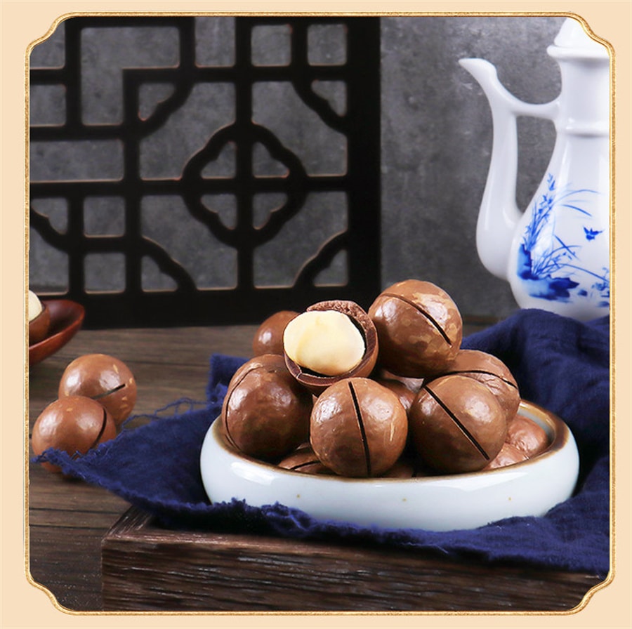 【中國直郵】 老街口 澳洲堅果奶油口味 堅果休閒點心新貨乾果孕婦健康果仁250g/袋