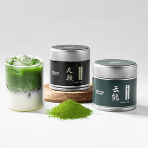 Yunhe Matcha Powder, 1.1 oz[Tea Ceremony Grade] [0 Sugar 0 Additives] [Suitable for Lattes, Beverages and Baking]