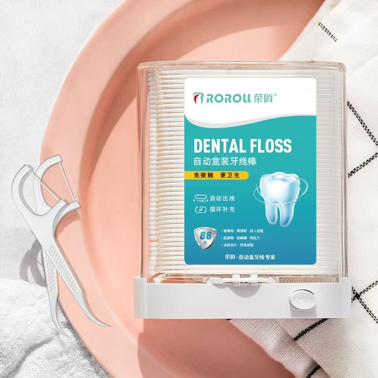 Pink Automatic Floss Box For 1 Set 7